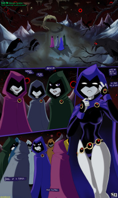 therealshadman:  Some of the Raven chapter I did for my “Teen Titans Go Fuck” comic on Shadbase. Many more pages can be found there. [My Twitter] [My Stream]   Raven fun time~ &lt; |D’‘‘‘