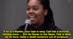 micdotcom:  Watch: Poet Ashley Lumpkin nails the double standard in how we treat white terrorists versus people of color.    He had me right til the end where he turned racist.   So close&hellip;