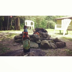 Lovin this country living. For a day. #chillsesh #memorialdayweekend #summer #ciderdrinker #campfire #steak #cookout #ohio