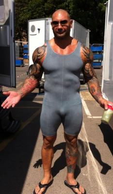 rwfan11:  Batista He usually has a more impressive bulge when in his trunks….well maybe he ‘stuffs’….either way this shot is still hot!  Nice