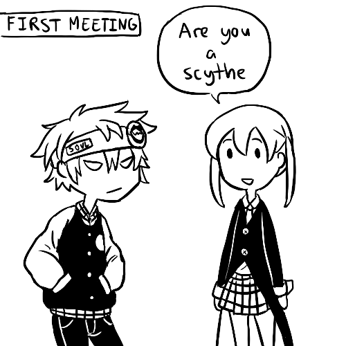 How do you picture Soul and Maka's first meeting? Tumblr_inline_n0hzdgO2TB1qljrga