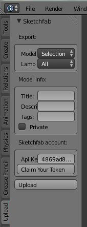 Sketchfab Blender exporter tutorial