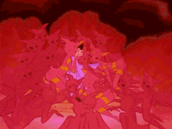 fireandshellamari:  …Do- … Do I want to know what this is from? It looks like an animated version of tastebuds reacting to sugar.  A Journey through Fairyland. It&rsquo;s actually a really amazing film about a screw up who learns to be dependable.