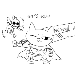 Stream art part 3: ShitpostsJack Frost and Temmie was a FORCED MEME in my chat, so I sated the bloodthirsty masses with it. DBZ Jesus turned out pretty good.Gats as Guts is already better than the Berserk abortion we got this season.