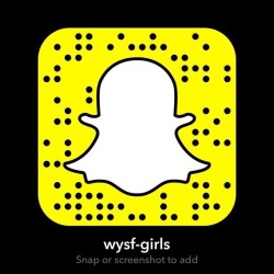 Today (15.10.2017) we will be here on @w-y-s-f snapchat: wysf-girls 