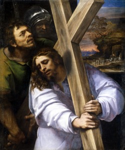 Sebastiano del Piombo (Sebastiano Luciani, Venezia 1485 - Roma 1547), Cristo Portacroce (Christ bearing the Cross), c. 1516