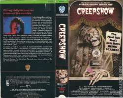 midnightmurdershow:  Creepshow 1 and 2 VHS Covers 