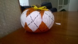 Look at my cute pumpkin!