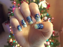 Merry Christmas ❅ holographic snowflake glitter