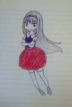 homura-chu:  I should be typing an essay, but I ended up doodling homuhomu 