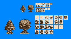 gameboydemakes:  Last but not least, outdoor sprites, indoor sprites and some backgrounds!  The bed and bookcase never got used but still were fun to recreate!    Like the sprites? Check out the main demake where they came from![Patreon] [Twitter]