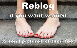 erotic-foot-fantasy:  Feel free to submit your sexy feet ladies :) You can choose to be anonymous or not. 