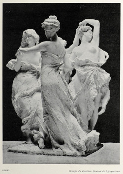 thefugitivesaint: Edoardo Rubino (1871-1954), ‘Groupe du Pavillon de l'Exposition’, “L’ art décoratif”, 1902Source