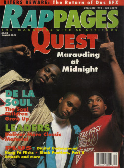 A Tribe Called Quest - Rap Pages, December 1993