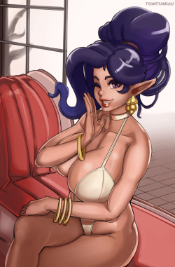 tumtumisu:  Made a gift to the God of funk —&gt;   @therealfunk  ​ His sexy OC Vanessa !hope its acceptable ( ͡° ͜   ͡°)
