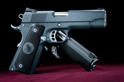 gunrunnerhell:  Nighthawk Custom Lady Hawk Another collaboration piece from Nighthawk Customs, this time paired with Richard Heine, another well known 1911 manufacturer. The Lady Hawk as the name implies is intended for female shooters, with a thinner