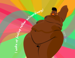 monetronchatoro:   I woke up feeling rather extraordinary!   Do you like FAT ART??? this is your BLOG! Visit me on Facebook and Instagram!! https://www.facebook.com/elenaleon.fInstagram: monetronchatoro   Awesome and beautilicious &lt;3 