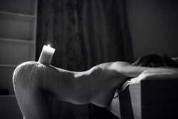 I love the feel of the hot wax burning a slow path down my tender skin, but more than that, I love the hungry look in your eyes as you sit in the chair watching, sipping your drink, knowing I am held here by your command alone.