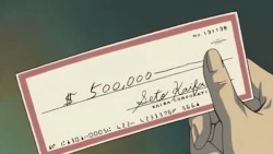 zamisriza-the-resurrection: Reblog the 500,000 dollar written check from Seto Kaiba and money will come your way.