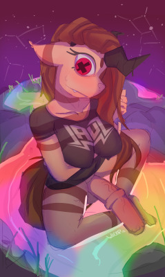 whoopscloplockbox:  I may have gotten a little carried away with this one.   （´∀｀;）  I was just having too much fun with colors.   (Also I’m going to see JAUZ on the 19th! Whoop whoop)   ;9