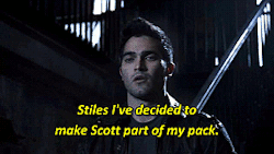 poisonandacure:  STILES: Seriously, though. Shouldn’t your Bite be enough to anchor Scott to your pack?DEREK: It would be. But I didn’t bite him.STILES: What?!DEREK: I wouldn’t do that, not without talking to you first.STILES: I saw him, Derek!