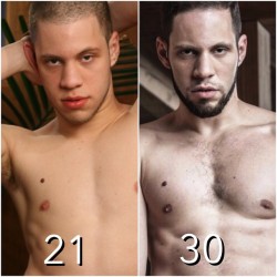 wolfhudsonisbad:  Wolf Hudson at 21, #WolfHudson at 30. Times have changed. #beforeandafter #aged #grownup #youth #older #adult