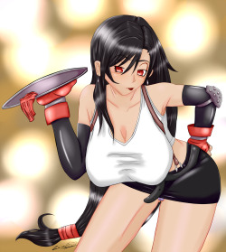 Waitress Tifa :PWait for some variations&hellip;