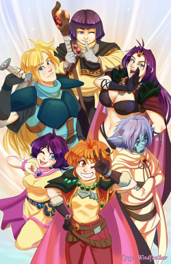 sagewindfeather:New Slayers art!I loooove this series. It really got me through some dark days when I first moved out on my own and went away to go to college.Gourry and Naga are personally my favorites, but you still can’t go wrong with Lina. She’s