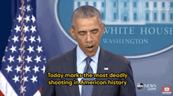 refinery29:  Breaking: President Obama has confirmed that besides being a hate crime and act of terror, the Orlando shooting is now officially the deadliest shooting in American history. See how politicians and queer icons are responding in tweets.Gifs: