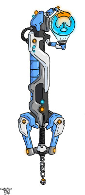 I redrew my old Overwatch Keyblade design! I’m planning on making a few more Keyblades soon. Commission Info - Ko-fi - Redbubble Store - Discord Server