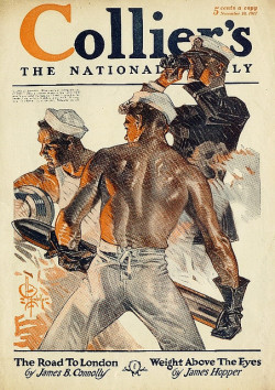 Collier&rsquo;s cover by JC Leyendecker