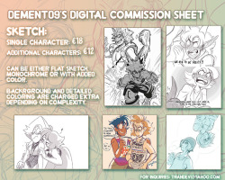 dement09:  dement09: &gt;TRADITIONAL COMMISSIONS INFO&lt; If you can’t afford a commission but you still want to support me you can buy me a coffee at Ko-Fi.com ^^  Commissions are open! X) 