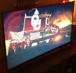 Screen shot i took last night while watching the OU game