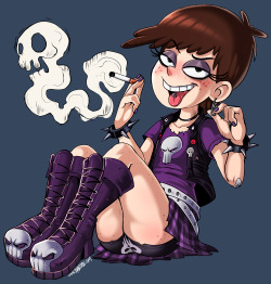 therealshadman:  I drew Luna Loud, the loudest of them all. [My Twitter] [My Stream] 