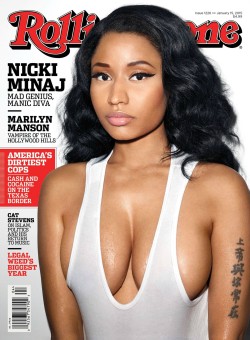 Nicki Minaj on the cover of Rolling Stone Magazine (January 2015)
