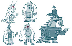 benbalistreri: Developing Major Threat/Jeff.  Craig designed the final version of Major Threat/Jeff (from the Wander Over Yonder episode, “The Good Bad Guy”) but here’s some early vis dev I did exploring what he might look like.  Was inspired