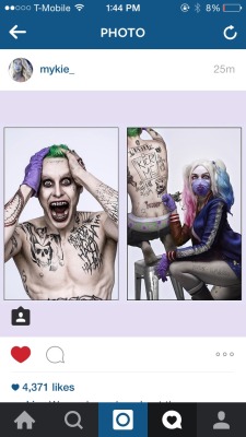 wellthisisgr8:  “leaked photo” MY ASSHOLE  my little sister’s favorite makeup vlogger is behind this!  jokerisms ha-harleyquinn wouldyouliketoseemymask