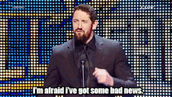 hiitsmekevin:  Wade Barrett Giving Some Bad News To The WWE Superstars