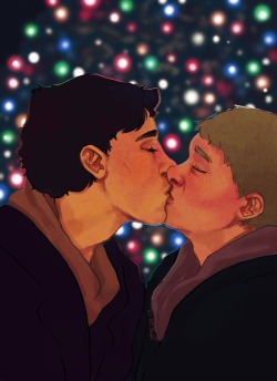mindpalaceofversailles:  based on actual events  I&rsquo;m reblogging this as johnlock xmas! (had it saved, don&rsquo;t recall if it IS meant to be?)