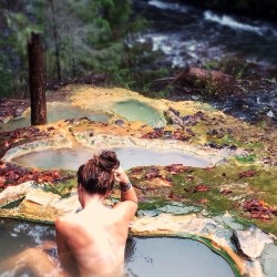 plantyr:  journey-to-nirvana:  soakingspirit:This year for Halloween, I’m a naked Pacific Northwest hotspring hopping gypsy. #vanlife #ontheroad #homeiswhereyouparkitwe’re all on a trip and its all gooood  lil' nature blog 