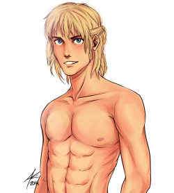 veggie-pants:   i think puberty will be quite kind to armin arlert :^) 