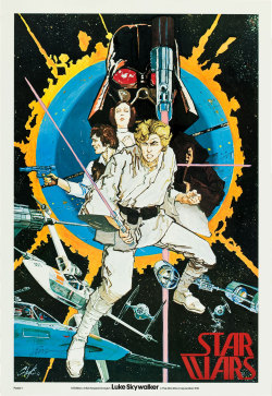 starwars:  Artist of the Week - Howard Chaykin. First advance Star Wars poster given to fans in 1976 at comic conventions.