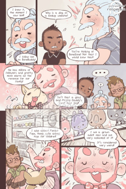 sweetbearcomic: Support Sweet Bear on Patreon -&gt; patreon.com/reapersun ~Read from beginning~ &lt;-Page 08 - Page 09 - Page 10-&gt; =w= EDIT: Fixed to swap out the actual hookup app name that I used by accident lol  I accidentally used a real hookup