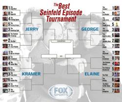 The Best &lsquo;Seinfeld&rsquo; Episode Tournament Since brackets are all the rage these days, the Buzzer is getting in on the action to determine the greatest &ldquo;Seinfeld&rdquo; episode of all time. It wasn&rsquo;t easy, but we&rsquo;ve come up with