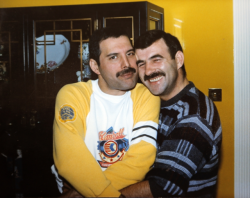 frederickmercury:  Freddie Mercury and his boyfriend Jim Hutton