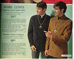 cheget:  devilduck:  Popular with the Beatles, the Monkees and several James Bond villains. From the 1968 Sears catalog.  “see, i wanna look like a catholic priest but still get laid, you got anything like that?” “yes sir, and it also comes in Dog