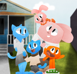 jkatnay:  FanArt for “The amazing world of gumball”…This show is amazing… 