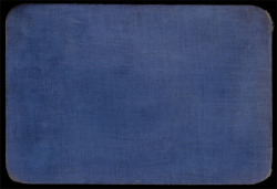 nobrashfestivity:   Yves Klein, Untitled Blue Monochrome,1940s Dry pigment in synthetic resin on fabric on board   more 