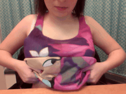 alice-is-wet:  um.. yeah.  I was feeling really little today so I wore a disney shirt and pigtails. :) Awwwwe. Whispers-in-Winter, you have the cuuuutest submissions!  Thank you so much, you look adorable, and goshies, I loev those boobies of  yours.