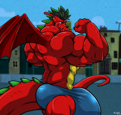 rackunwolf:  Jake the american dragonpic done as my special patreon project fanart friday, all my patreons can be part of it no matter how much they pledge and suggest an idea for a weekly fan art pic, and the most original idea will be drawin by mehttps: